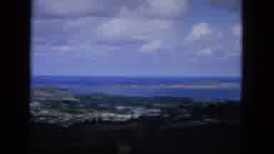 Oahi Hawaii (1964): The Camera Is Overseeing The Coast From A Hill