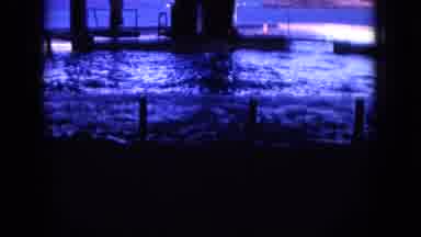 Oahi Hawaii (1964): Dolphin Jumps Into The Air From The Water At Dusk