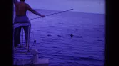 Oahi Hawaii (1964): The People Are Going To The Boat On The Beach For Fishing And
