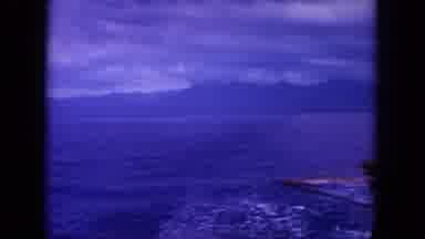 Oahi Hawaii (1964): Footage Of The Waves Filmed From The Back Of A Moving Boat