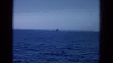 Oahi Hawaii (1964): View Of Object In Open Water On A Bright Sunny Day