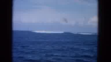 Oahi Hawaii (1964): Waving Crashing Just Offshore While Driving