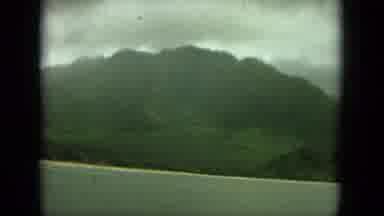 Oahi Hawaii (1964): Grassy Mountains Along The Beach Of An Island
