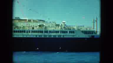 Saint Thomas (1964): Cruise Ship Look Ready To Leave Port