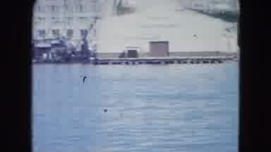 San Juan Puerto Rico.-1964: View Of The Inner Harbor And The Cranes Near A