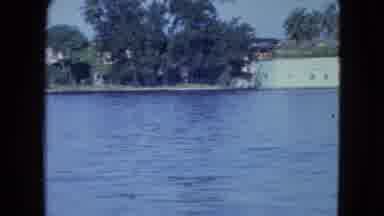 SAN JUAN PUERTO RICO.-1964: Camera Shot Short Film Of Water And Old Building