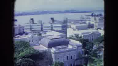 SAN JUAN PUERTO RICO.-1964: Downtown View From The Rooftops With River View And