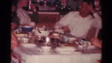 Toledo Ohio (1964): A Family Sitting In The Dining Table And Talking About