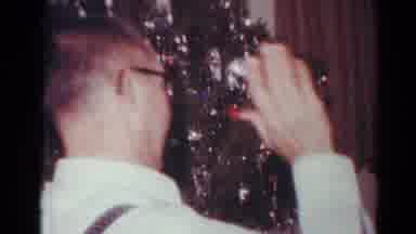 Toledo Ohio (1964): Party Giving Gifts Happy Christmas Time Near Presents Three
