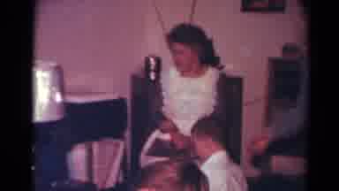 Toledo Ohio (1964): Nostalgic Family Video Exchanging Christmas Gifts