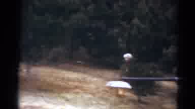 Toledo Ohio (1964): Kids Playing Outside In A Yard Around Trees And Hiding Behind