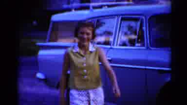 Toledo Ohio (1964): A Family Packs A Trunk With Their Luggage And A Girl In A