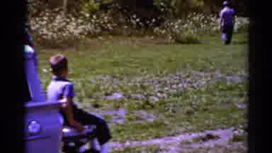 Toledo Ohio (1964): People And Kids Are Playing In The Ground Very Happily