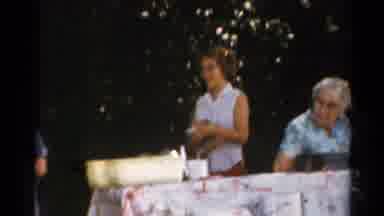 Toledo Ohio (1964): People In A Big Yard During The Day Celebrating Someone