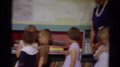 TOLEDO OHIO-1964: School Children Wait In Line Together While They Pledge