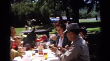 Toledo Ohio (1964): Family Picnic In The Park With Multiple Generations Including