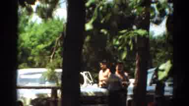 Toledo Ohio (1964): People Unloading Food From Cars For A Picnic On A Bright Sunny