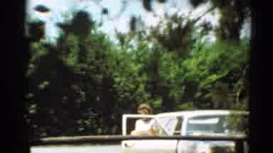Toledo Ohio (1964): Family Getting Home On Sunny Weekend Day