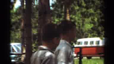 Toledo Ohio (1964): People Are Walking In The Outside Of The Road