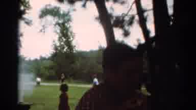 Toledo Ohio (1964): Person Walking Out Of The Tree Line Moving Their Arms And