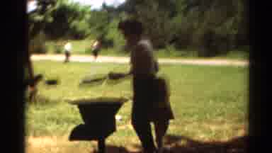 Toledo Ohio (1964): A Family Having A Barbeque