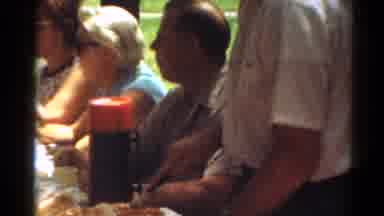Toledo Ohio (1964): They All Enjoy Sitting Together And Eating On The Place