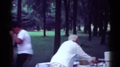 Toledo Ohio (1964): The Family Members Are Enjoyed In The Party To Eating