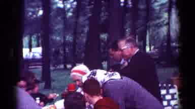 Toledo Ohio (1964): The Family Members Are Enjoyed In The Party To Eating With