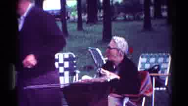 Toledo Ohio (1964): The People Are Sitting And Eating On The Park