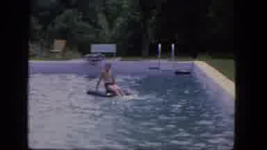 Troy New York (1964): The Peoples Are Swimming In The Pool They Are Enjoying