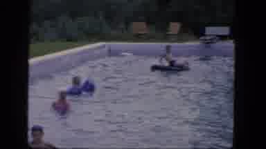 Troy New York (1964): The Childrens Are Playing And Swimming In The Swimming Pool