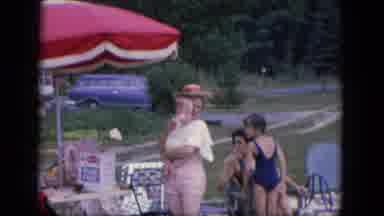 Troy New York (1964): White Women Relaxing In A Summer Day In A Park