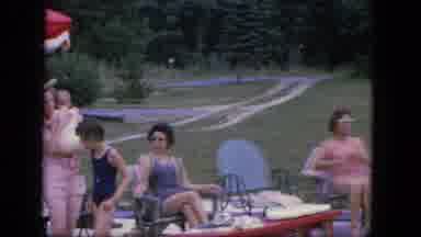Troy New York (1964): Elegant Ladies Children's And Kids Enjoying Playing Having