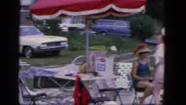 Troy New York (1964): The People Are Enjoying The Summer Vacation And Eating
