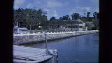 USA Virgin Islands (1964): The Harbor Waters Next To The House