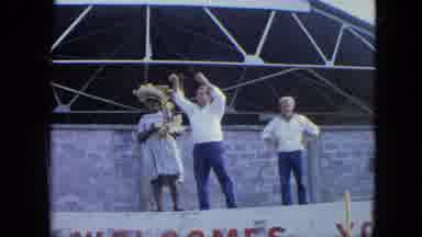 Venezula (1964): A Woman Having Won Something And Then A Boat At Port Next To A