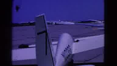 Washington DC (1964): Different Sizes And Models Of Single Engine Planes Parked On