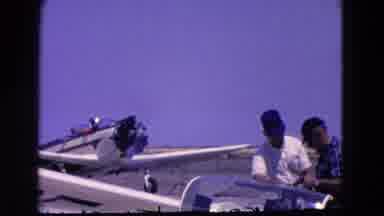 Washington DC (1964): The Experts Were Fixing The Aeroplan For The Test Drive In