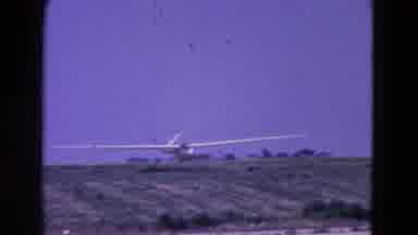 Washington DC (1964): Plane Landing In A Field