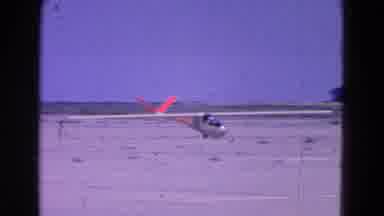 Washington DC (1964): Glider Performs A Exceptionally Smooth Landing On A Dirt