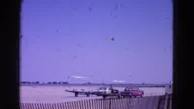 Washington DC (1964): In Airport The Flights Are Ready To Take Off On The Sky To