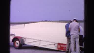 Washington DC (1964): A Trailer Is Shown Along With Two Men Then An Odd Airplane