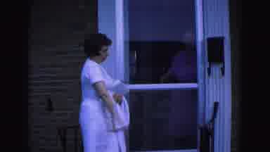 Williamsburg Virginia USA (1964): Young Woman Gets Out Of The Home And An Old