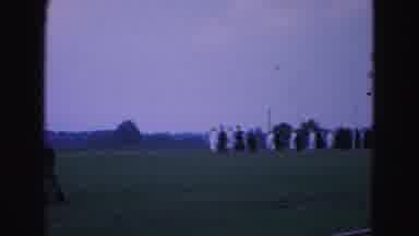 Williamsburg Virginia USA (1964): Large Graduation Class All Wearing Robes And