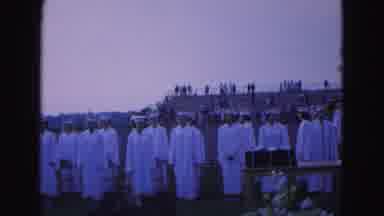 Williamsburg Virginia USA (1964): Students Graduated With Their Grown Outside In
