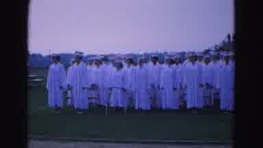 Williamsburg Virginia USA (1964): People Dressed In White And Black