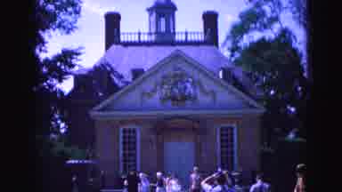 Williamsburg Virginia USA (1964): People Leaving A Church Service