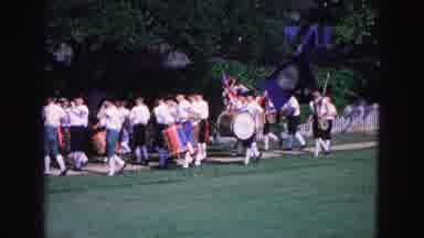 Williamsburg Virginia USA (1964): English Band Parades Around Local Park On Hot