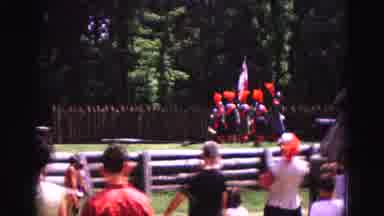 Williamsburg Virginia USA (1964): Army Dressed In Hats With Red Feather Plumes