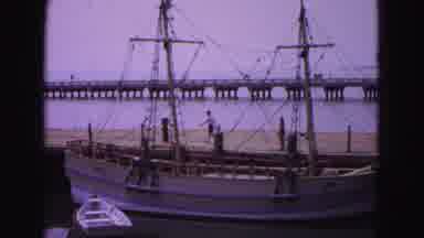 Williamsburg Virginia USA (1964): Sailors Are Heading To The Boat Ride In The